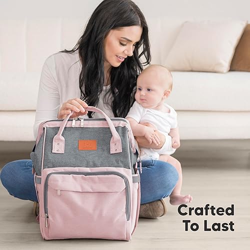 Miniatura 9 de KeaBabies - Mochila pañalera grande impermeable para viajes