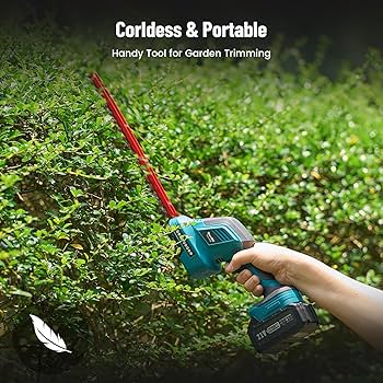 Seesii 6-in-1 Cordless Pole Saw and Pole Hedge Trimmer Grass