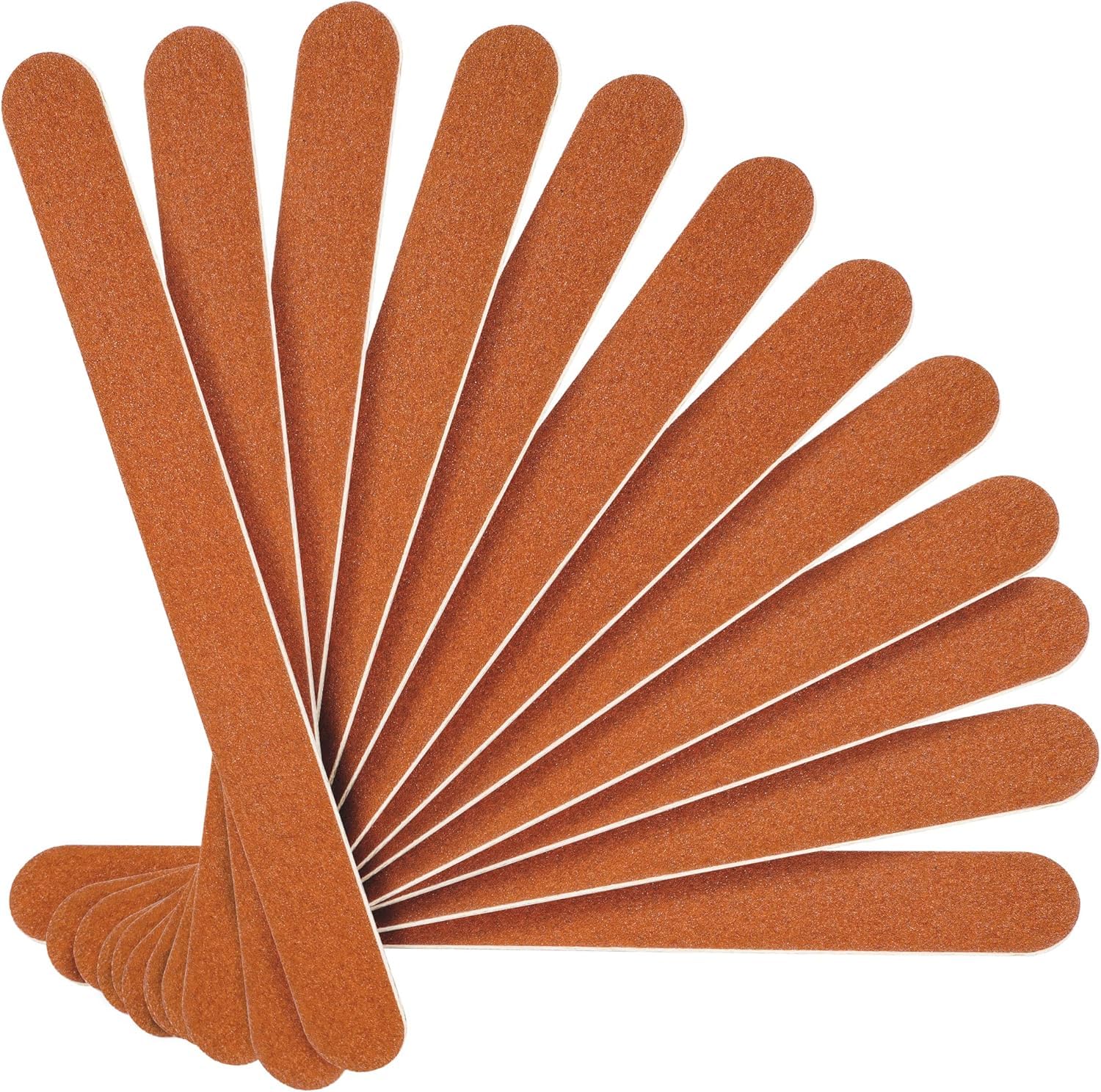 KIRA Nail File Large Emery Boards for Nails, 180 Grit Nail Files for Natural Nails, Thin Emory Nail File Pack Manicure Tool for Home Use 12Pcs-image-8