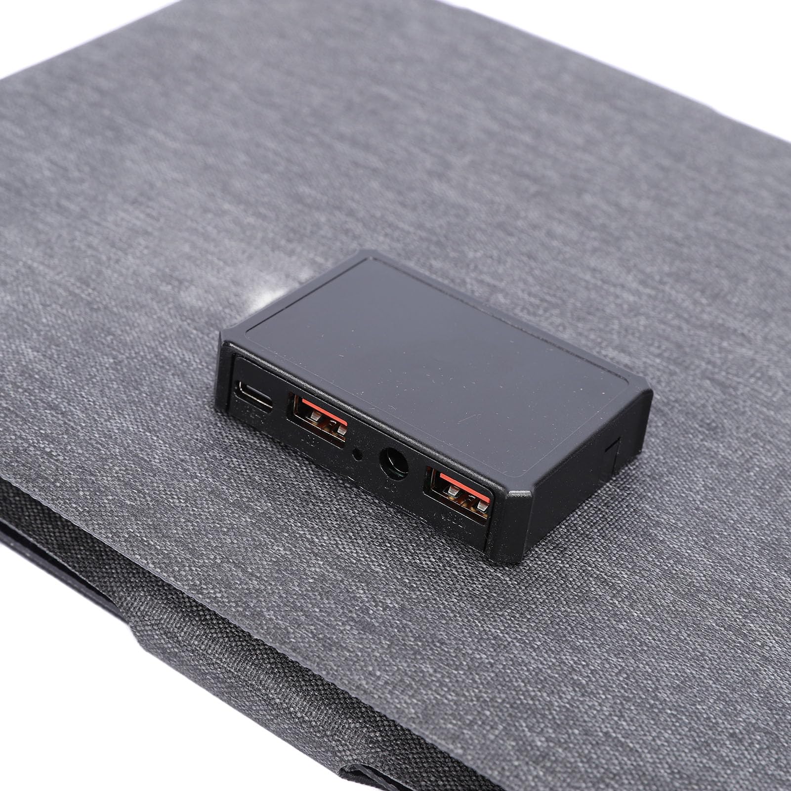 Panneau Solaire Portable 120 W, Silicium Monocristallin, Deux Ports USB, Chargeur Solaire Pliable Léger pour Extérieur, Camping, Camping-Car, Urgence