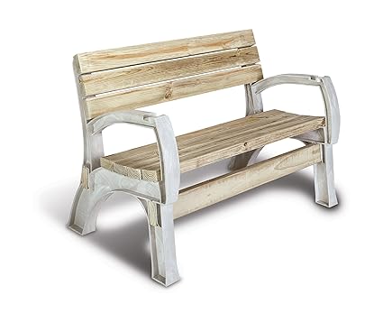 2x4basics 90134ONLMI Custom Any Size Eucalyptus Chair or Bench Ends, Sand (lumber not included, only supports)