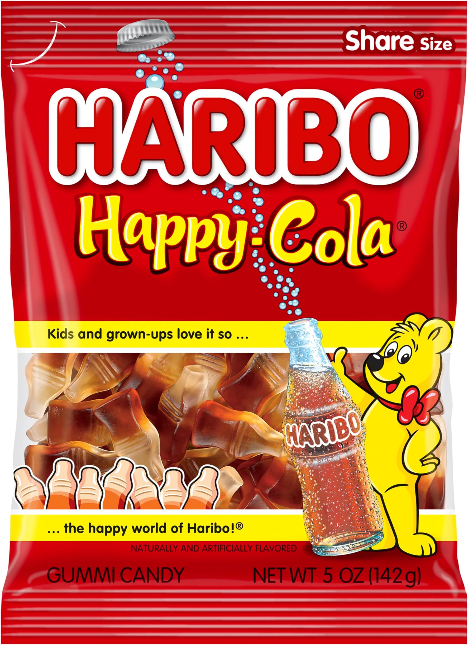 Happy-Cola Gummies Bag, 5 oz