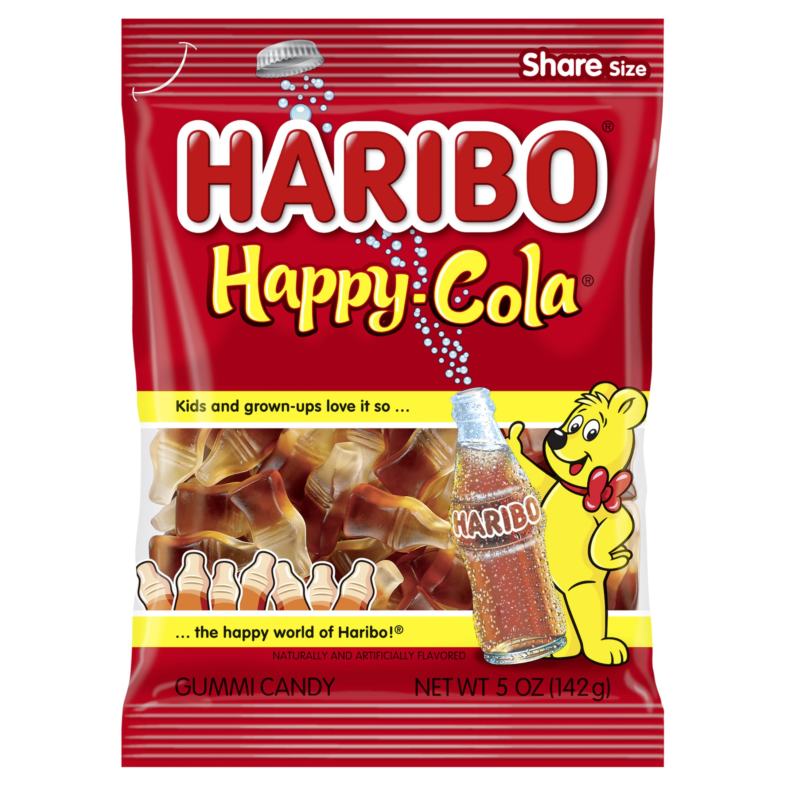 Haribo Happy-Cola Gummies Bag, 5 oz