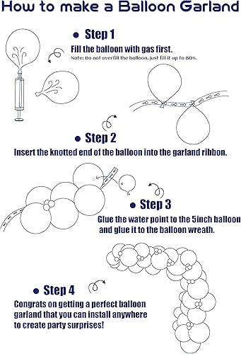 Miniatura 3 de Kit de arco de guirnalda de globos morados con 146 globos de látex metálicos de confeti para niñas, princesa, baby shower, boda, fiesta, suministros