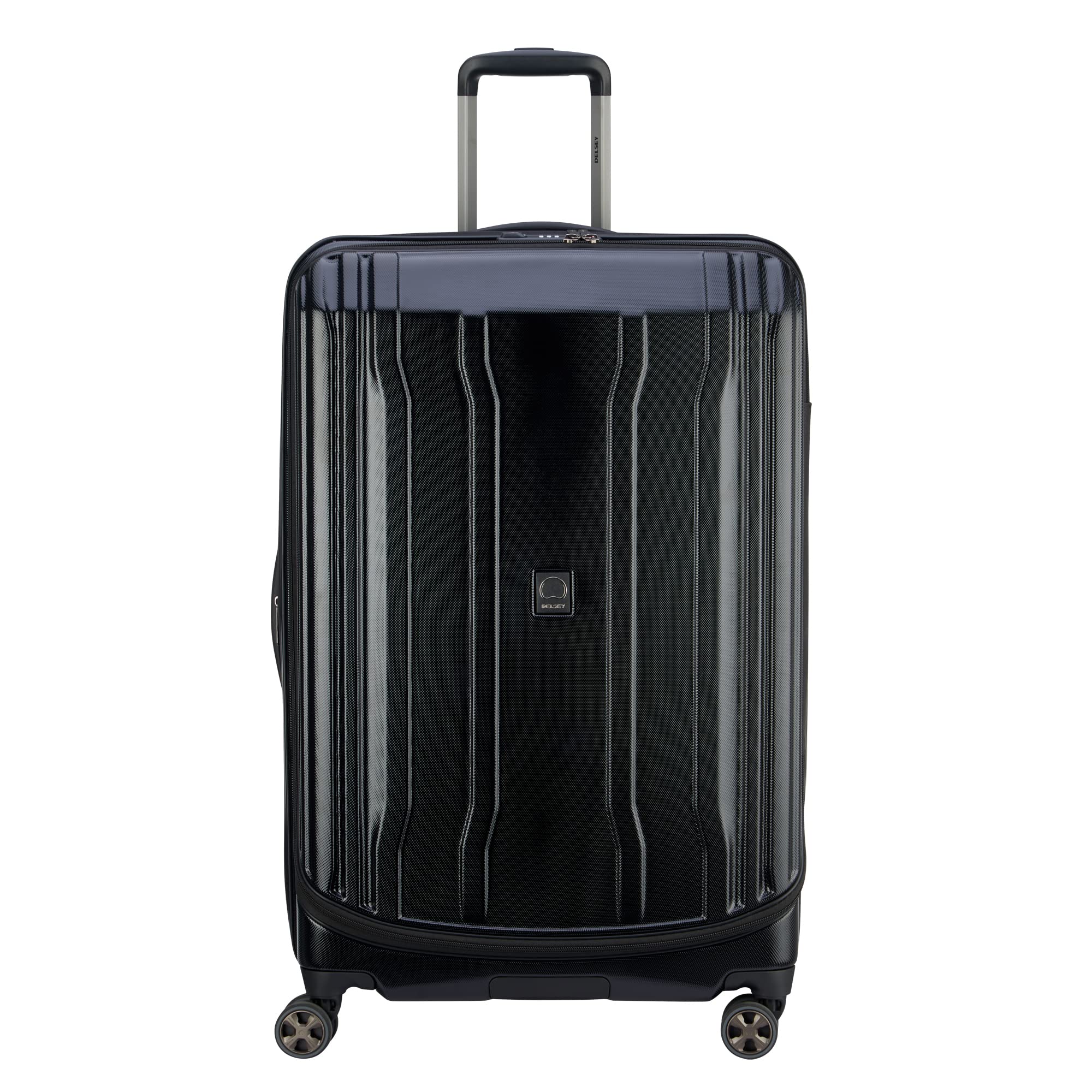 Delsey Cruise 2.0 80cm Hardcase 4 Double Wheel Check-In Luggage Trolley Black - 00207983000