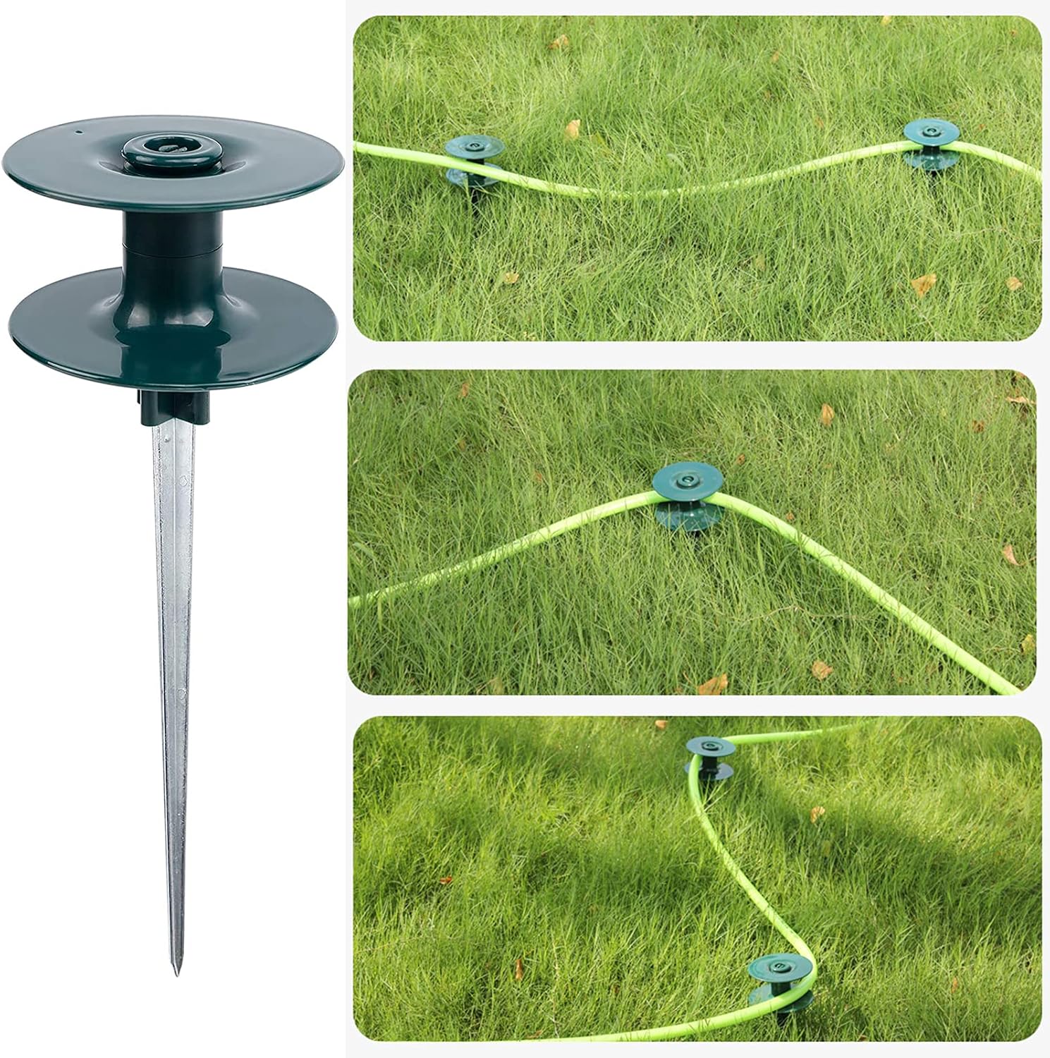1Pc Garden Hose Guide Holder Spike, Water Hoses Spike