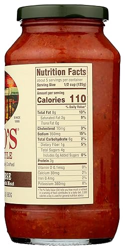 Miniatura 7 de Salsa Bolognese Rao's Homemade 24 oz, salsa de tomate, para todo uso, salsa de pasta apta para dietas Keto, tomates de calidad premium de Italia,