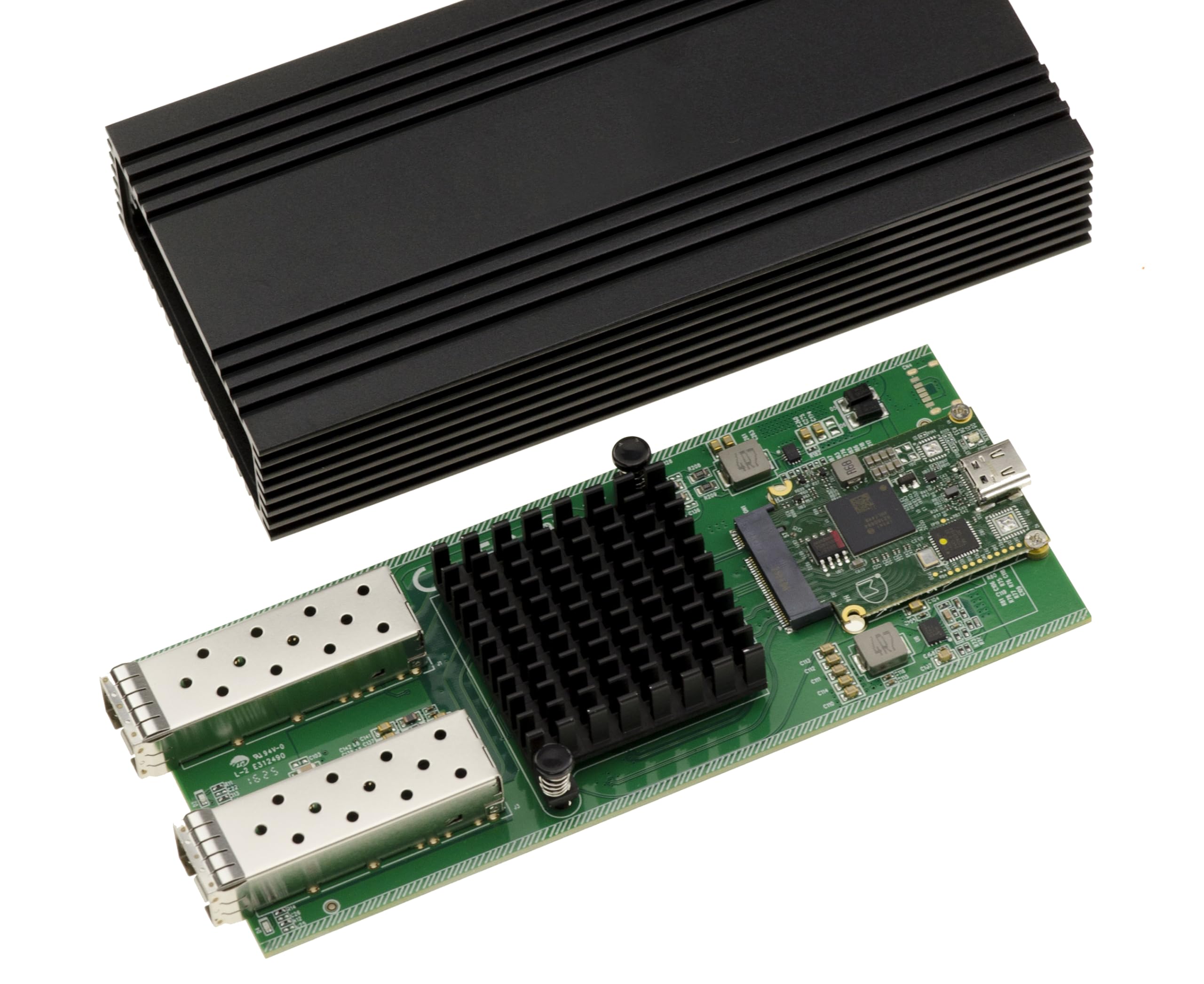 KALEA-INFORMATIQUE Cavo adattatore USB 4 Thunderbolt 3 10G a rete in fibra ottica 2 porte SFP+ con chipset Intel I82599