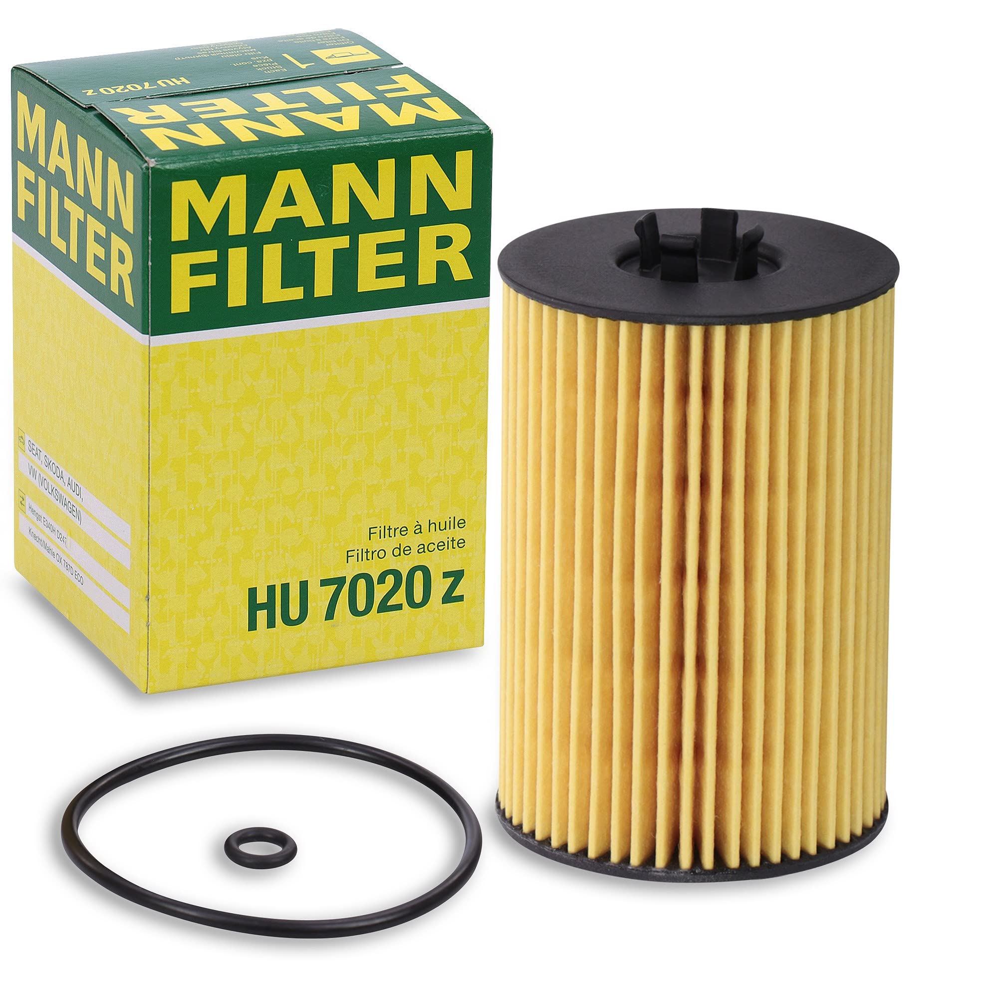 MANN-FILTER Inspektionspaket Filterset 1x Ölfilter, 1x Luftfilter, 1x Innenraumfilter (Aktivkohlefilter), 1x Kraftstofffilter, 1x Ölablassschraube, 1x Ölwechselanhänger, 1x Motoröl 5W-30 5l