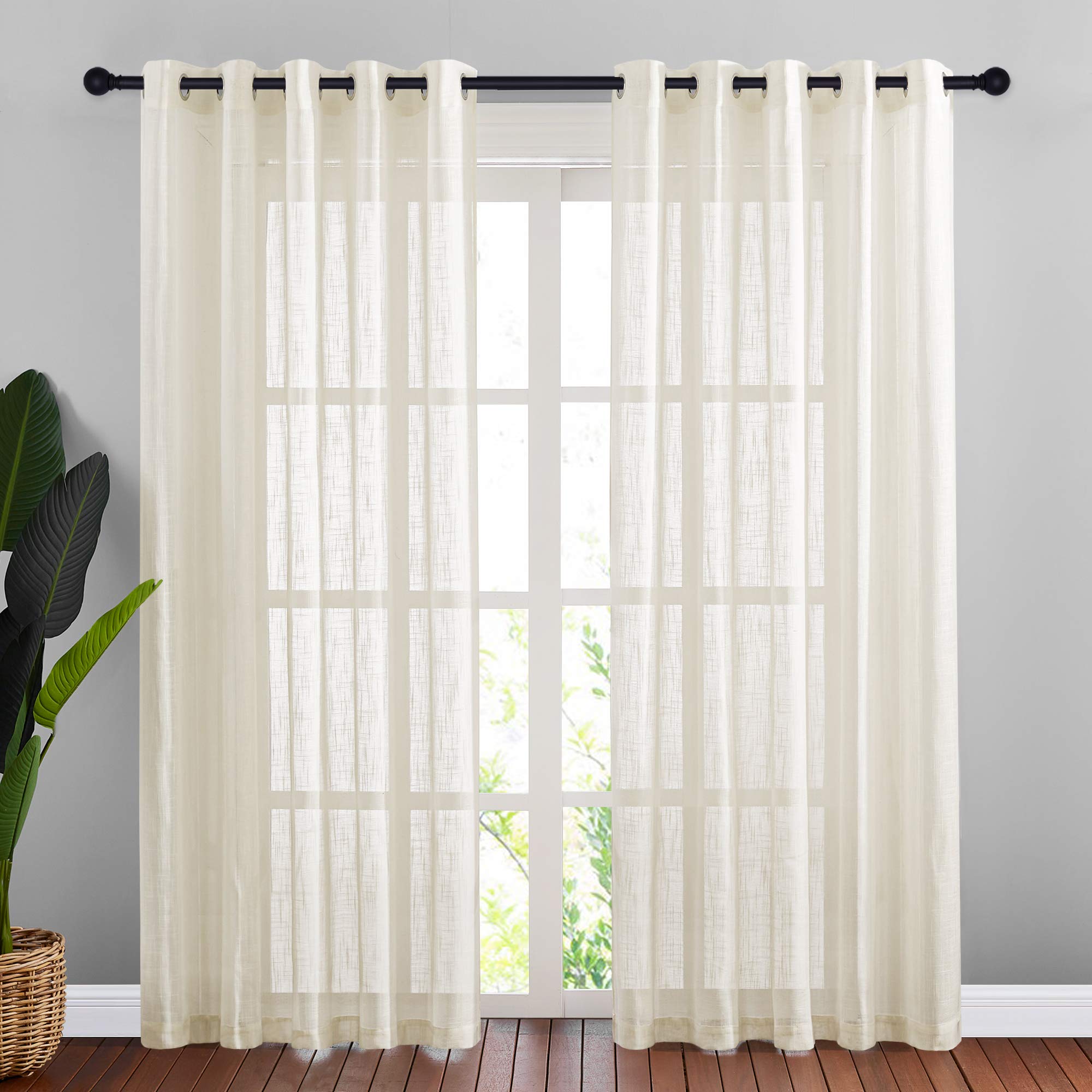NonSheer French Door Curtains Curtains & Drapes 2023