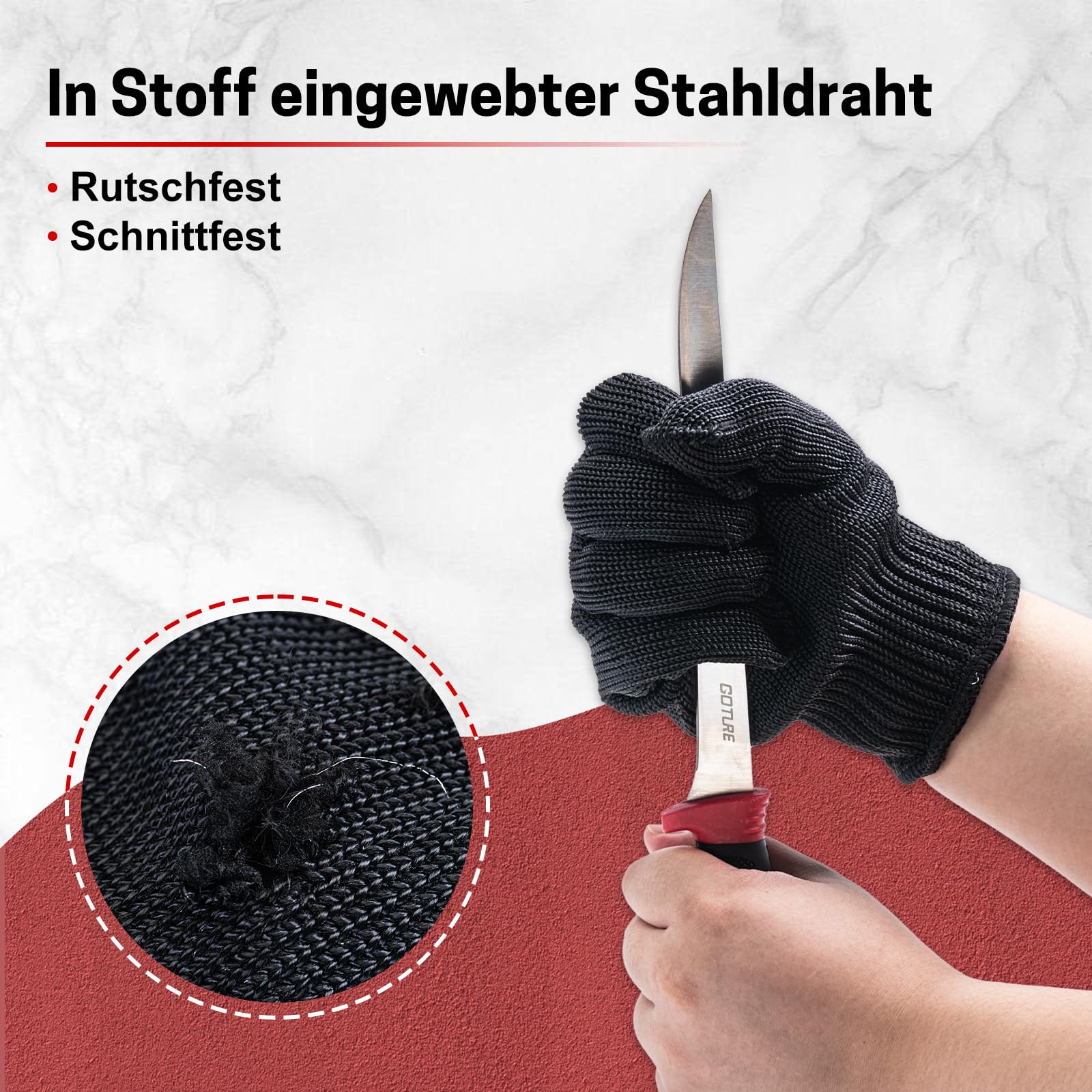 Goture Fischmesser set, Angelmesser set, Filetiermesser Fisch, Filetier-Angelset, Angelmesser mit Scheide, Schärfer, Filetiermesser, Messerset, Angelausrüstung, Grillmesser, Angelgeschenke für Männer