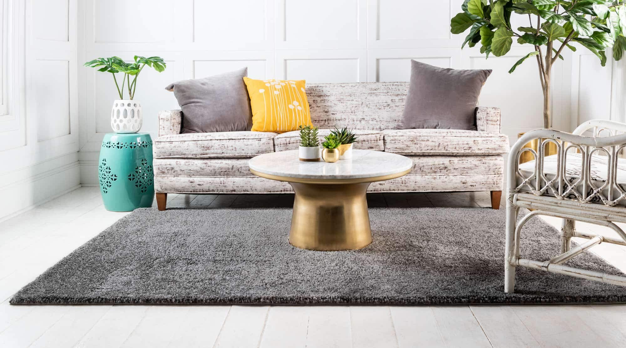 Unique Loom Solo Collection Area Rug - Calabasas (7' 10