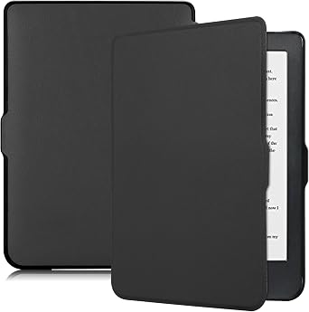 Kepuch Custer Case for Kobo Clara HD, PU Leather Case Cover for Kobo Clara HD - Black