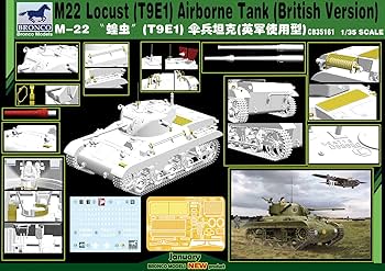 (未使用･未開封品)　ブロンコモデル 1/35 アメリカ 空挺軽戦車M-22 T9E1 プラモデル CB35162 qdkdu57 Amazon | ブロンコモデル 1/35 アメリカ 空挺軽戦車M-22 T9E1