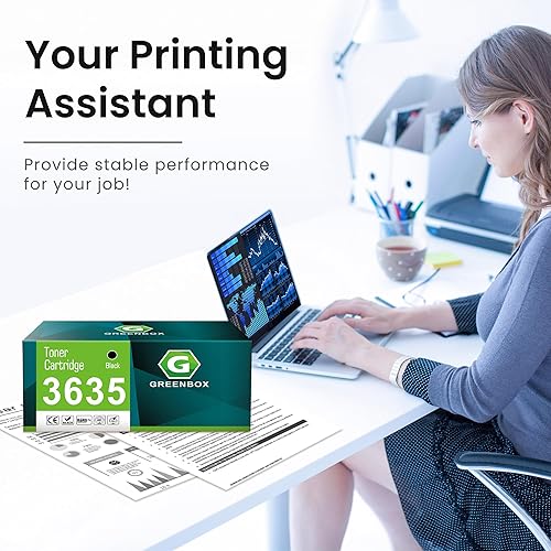 Miniatura 4 de GREENBOX Cartucho de tóner compatible con 3635 108R00795 de alto rendimiento para impresoras MFP Xerox Phaser 3635 (negro, 1 paquete) - 10,000