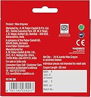 Vista 2 de Faber-Castell Faber Castell - Crayones de cera jumbo - 24 tonos