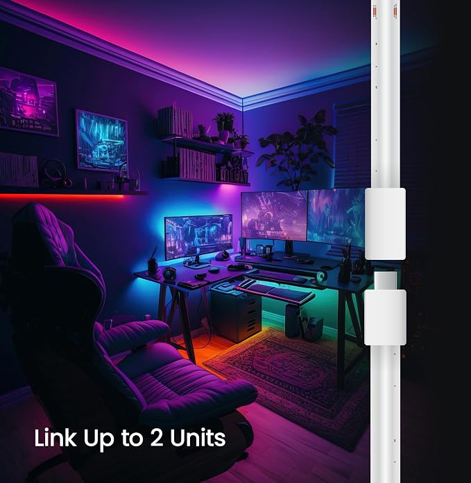 Cinta LED Feit Electric RGB 20 pies ultradelgada 10 mm miniatura 7