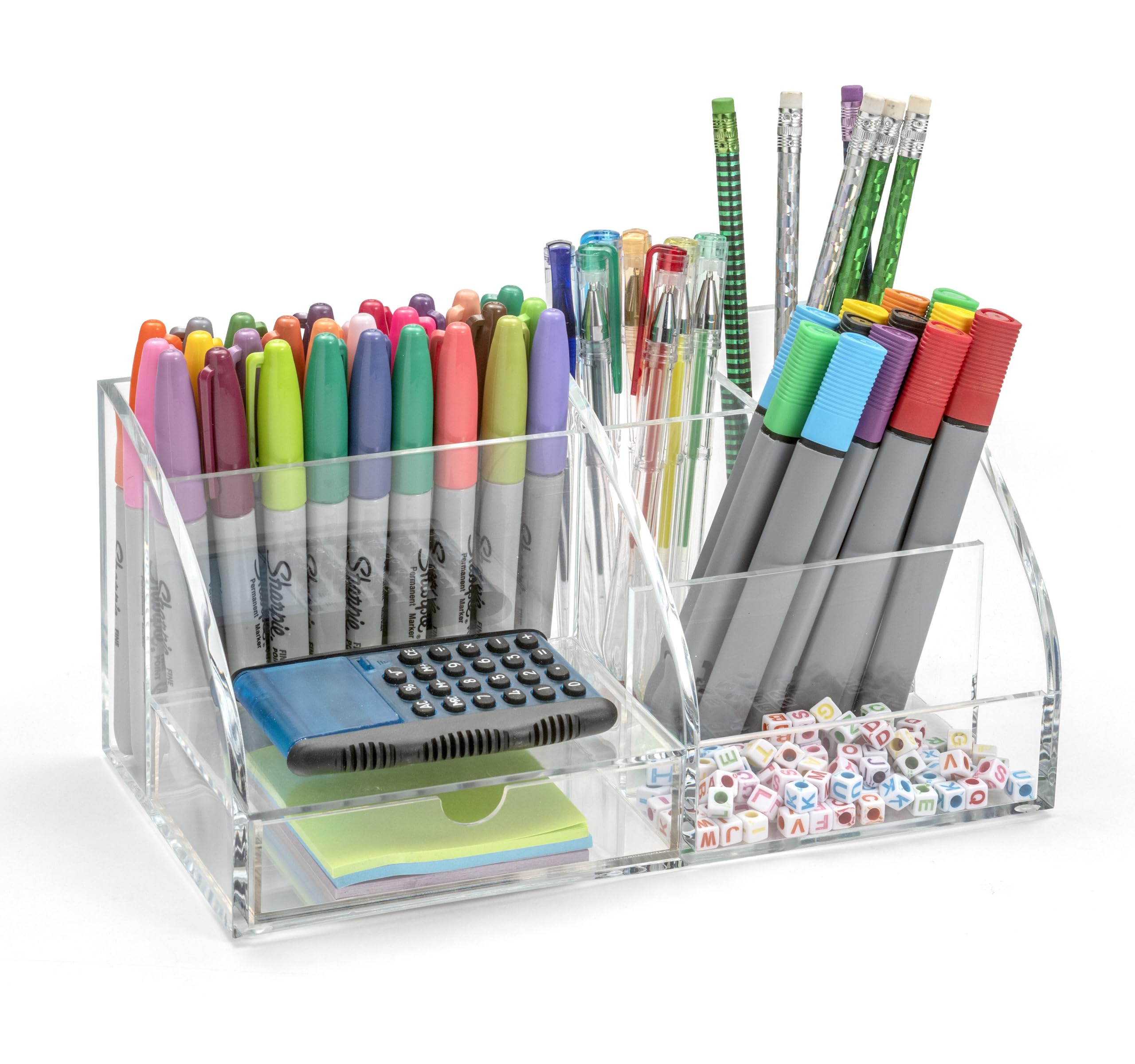 Osco Organisateur de bureau acrylique Transparent
