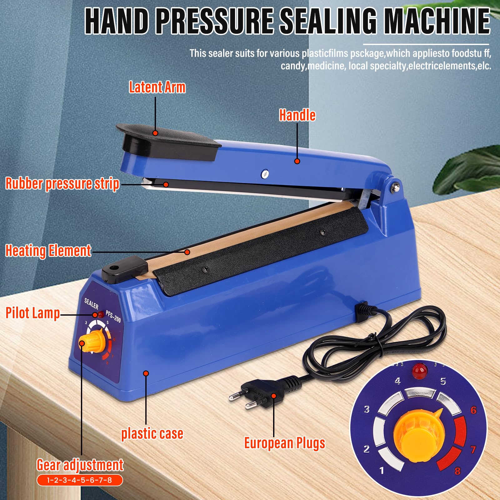 SEALAPPARAAT PFS 300 mm handsealer - ZPH verpakkingen