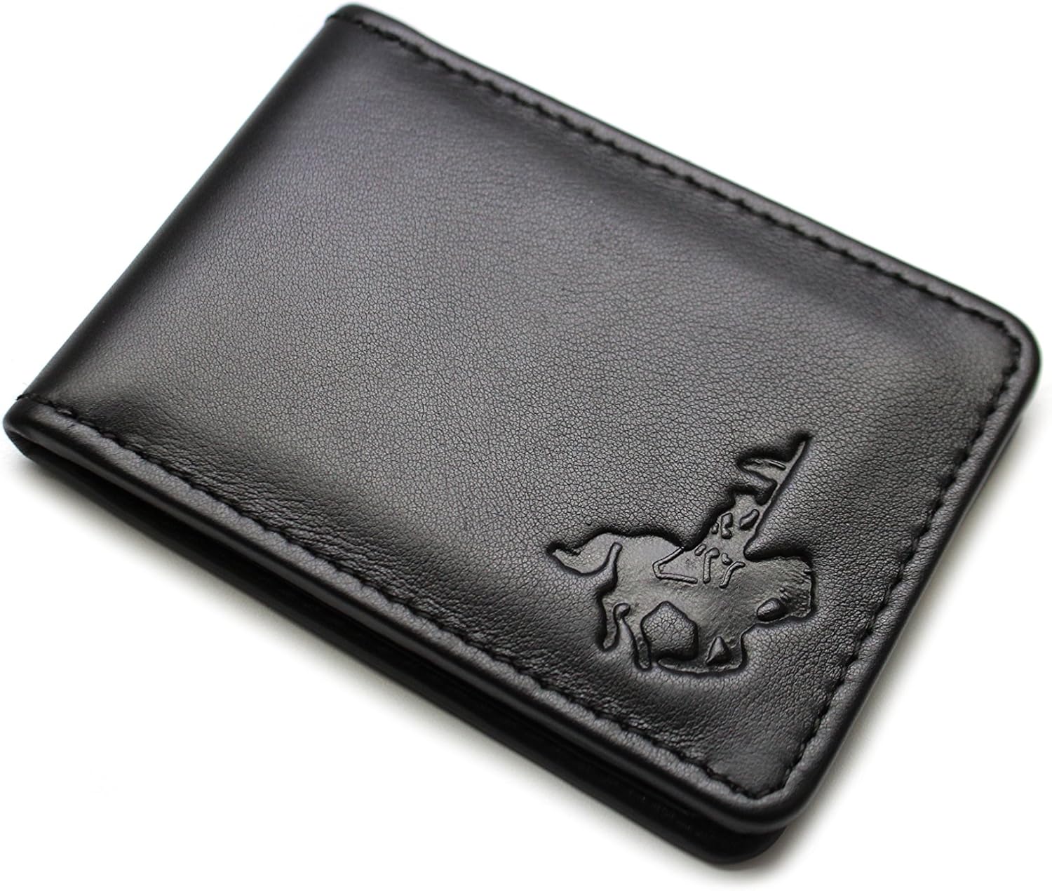ASHLIN Medium Badge Holder | Interior ID Pocket and Custom Cut-Out for Badge | 100% Napoli Cowhide Napa | RCMP9787-08-01
