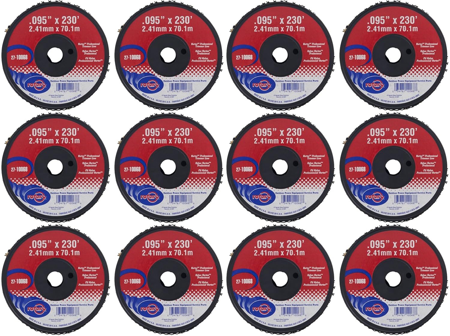 12 Pack of Vortex Trimmer Line 10068 .095 x 230 Amazon.in Industrial