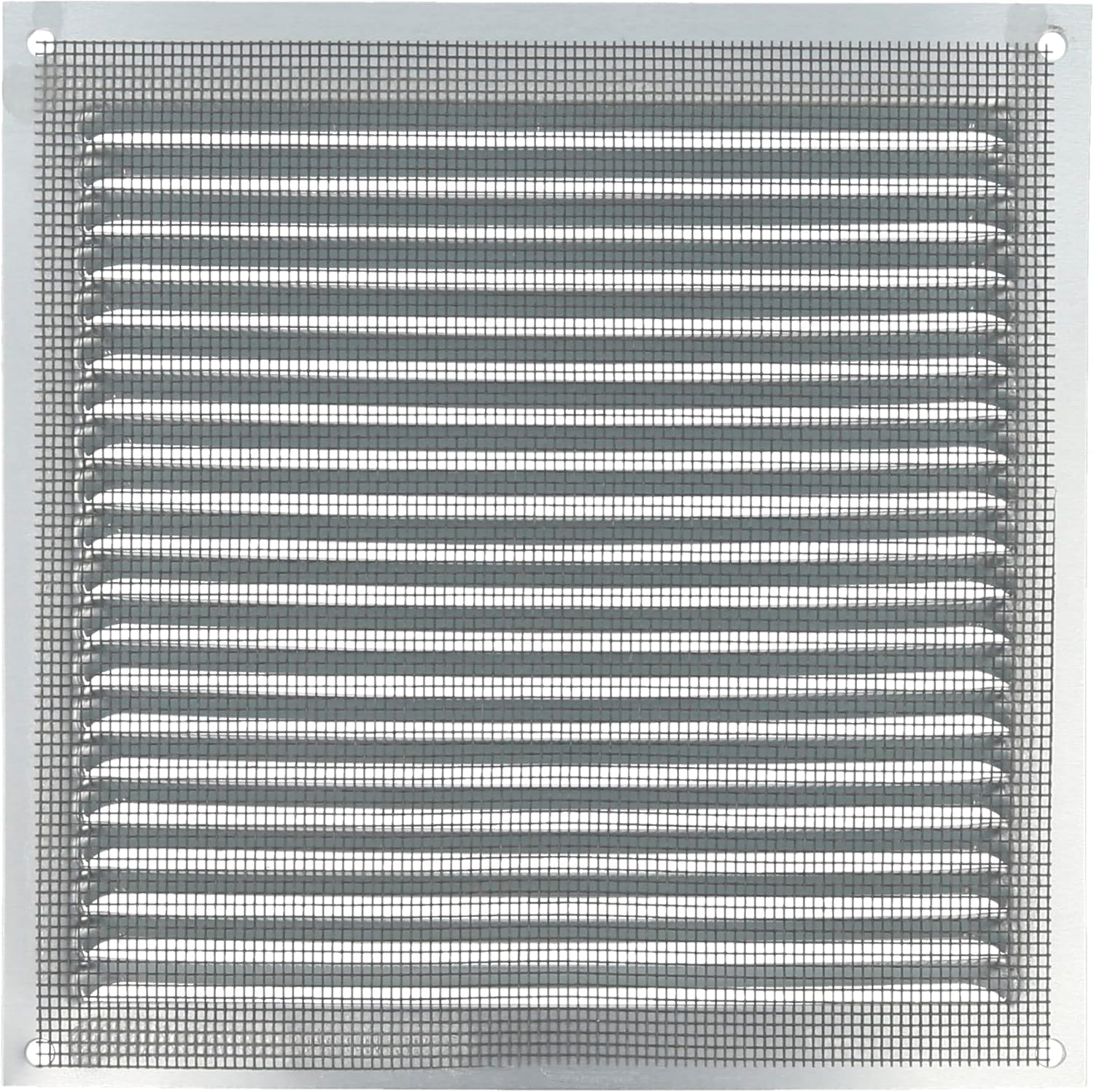 Amig - Square Aluminium Ventilation Grille with Mosquito Net, White, 170 x 170 mm - Image 2