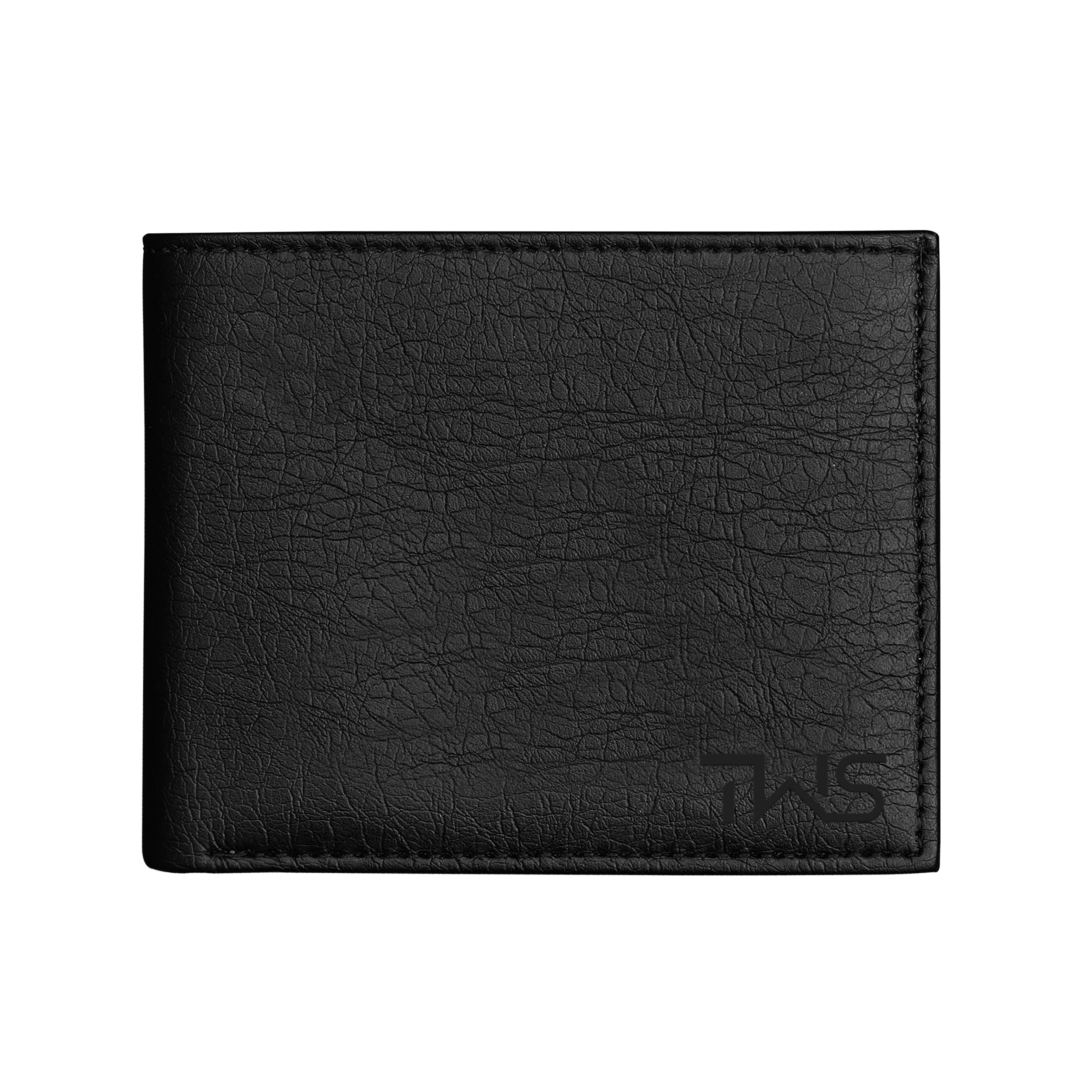 The Wallet Store Premium Quality Textured Men's Wallet - Black