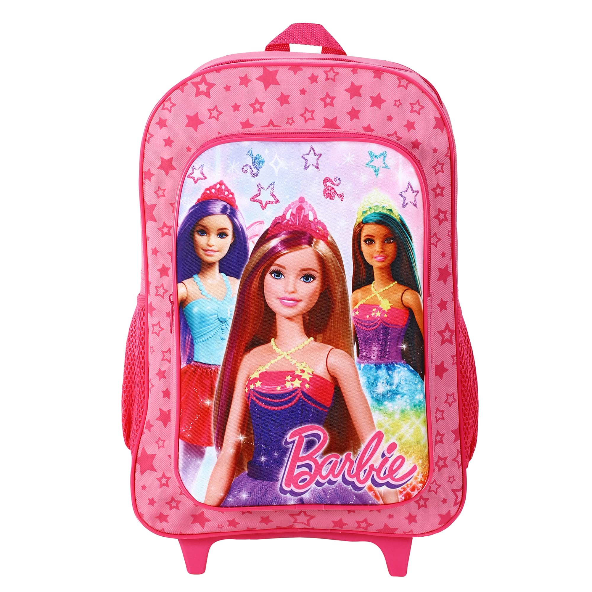 Tdlbarbie Kids Folding Trolley Hand Luggage Bag Backpack For