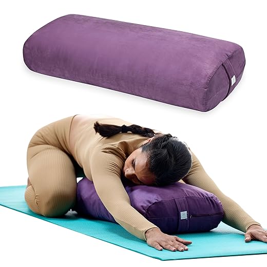 Gaiam Long Rectangular Supportive Yoga Bolster Pillow