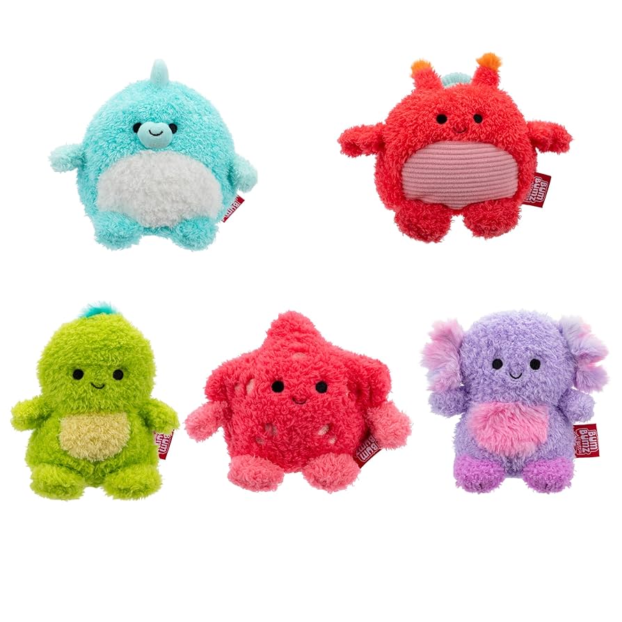 Amazon.co.jp: BumBumz ぬいぐるみ 4.5インチ 5個パック