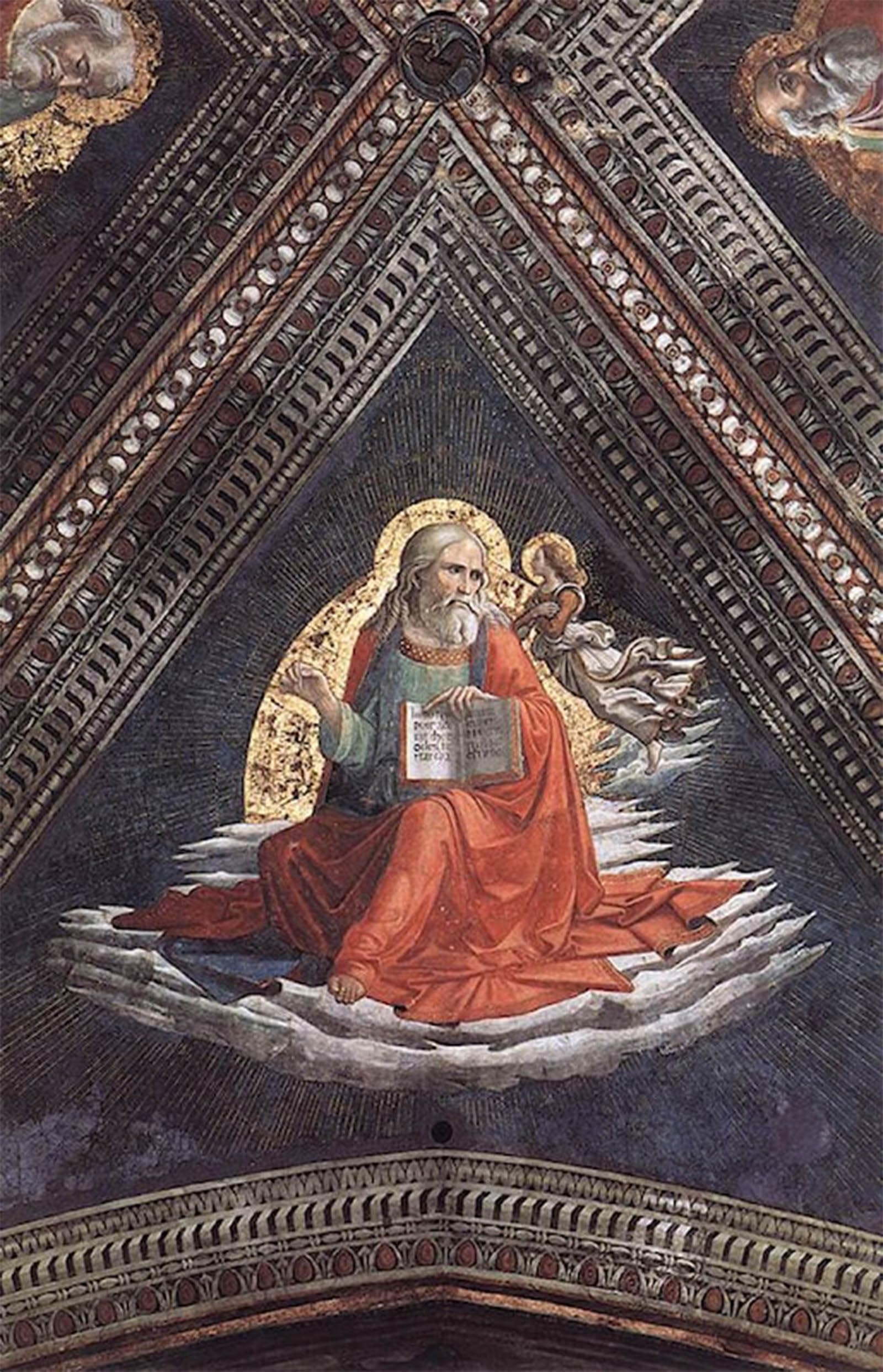 POSTERIIk Famous Print Pop Art Wall Art Graffiti St Matthew the Evangelist by Domenico Ghirlandaio Art Prints for Home Decor 60x90cm