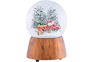 Festive Cheer Pug Snow Globe