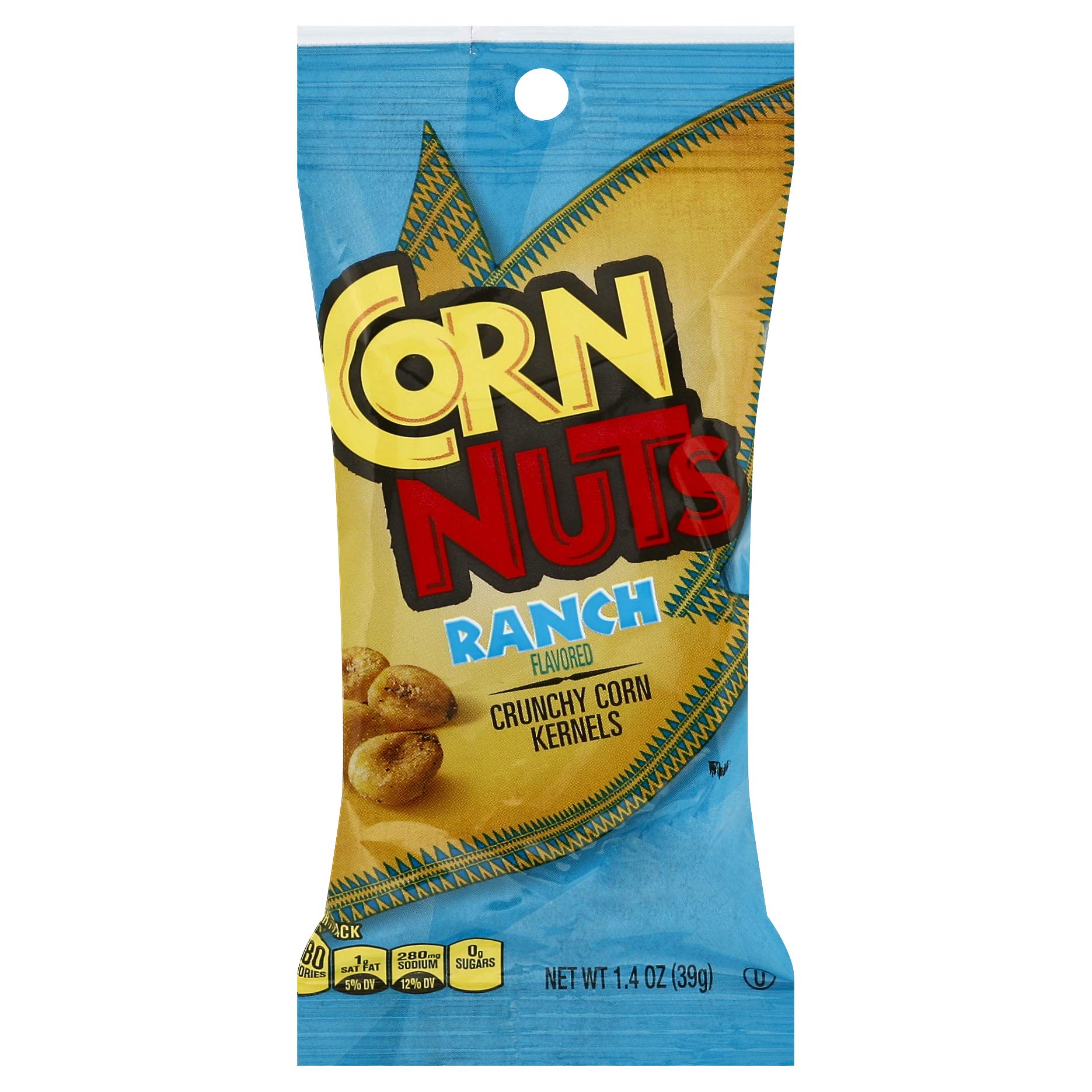 Amazon.com : Corn Nuts Ranch Crunchy Corn Kernels (1.4 oz Bags, Pack of  144) : Snack Food : Everything Else