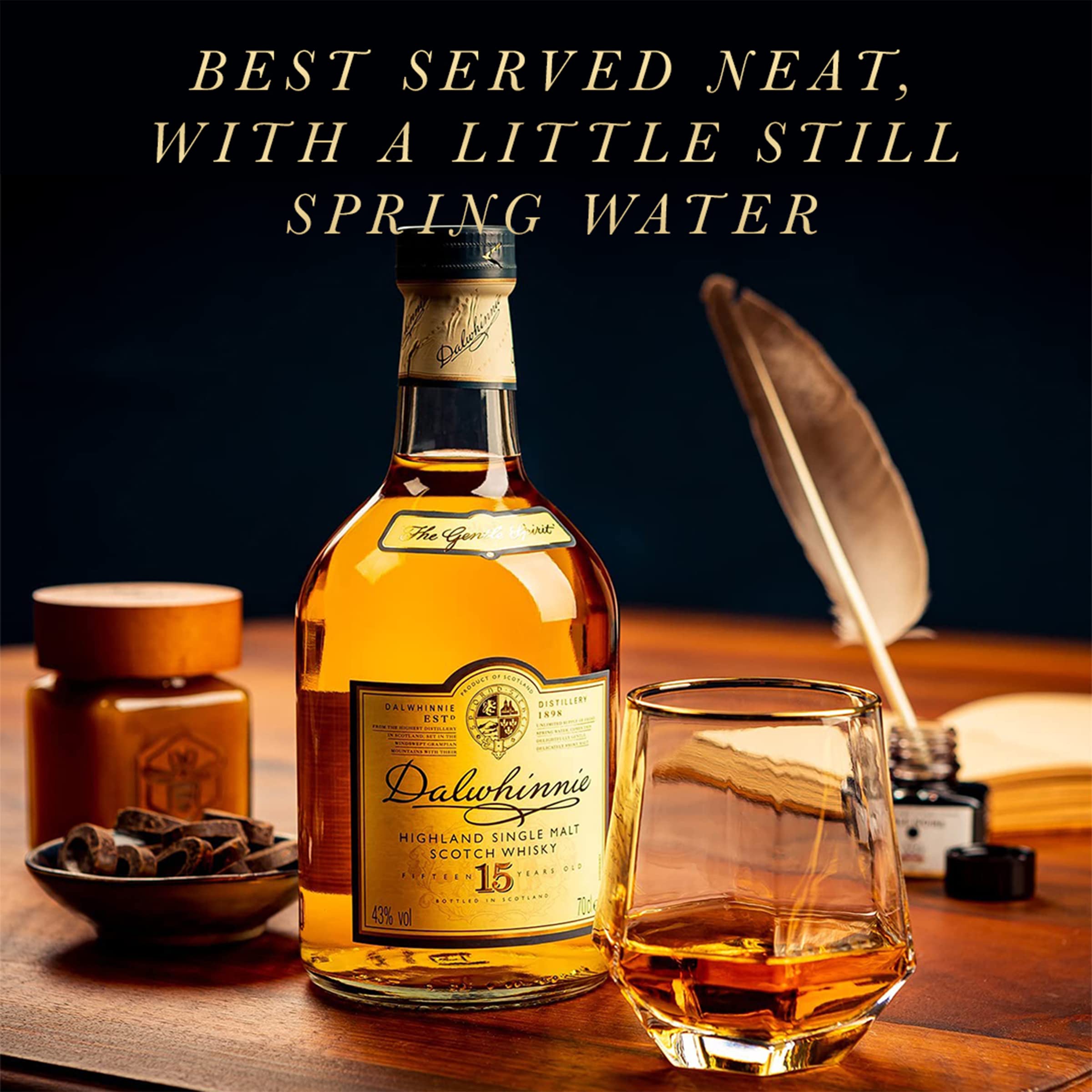 Dalwhinnie 15 Anni Single Malt Scotch Whisky - 700 ml & Oban 14 Anni Single Malt Scotch Whisky con Astuccio - 700 ml