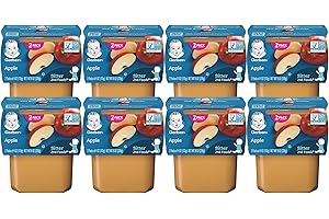 Gerber 2nd Food Baby Food Apple Puree - Perfect for Growing Babies
