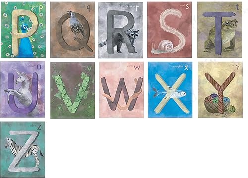 Miniatura 3 de Tarjetas de memoria ABC, 26 tarjetas gruesas del alfabeto de 4 x 5 pulgadas, juegos de aprendizaje para niños preescolares, fabricadas en Estados