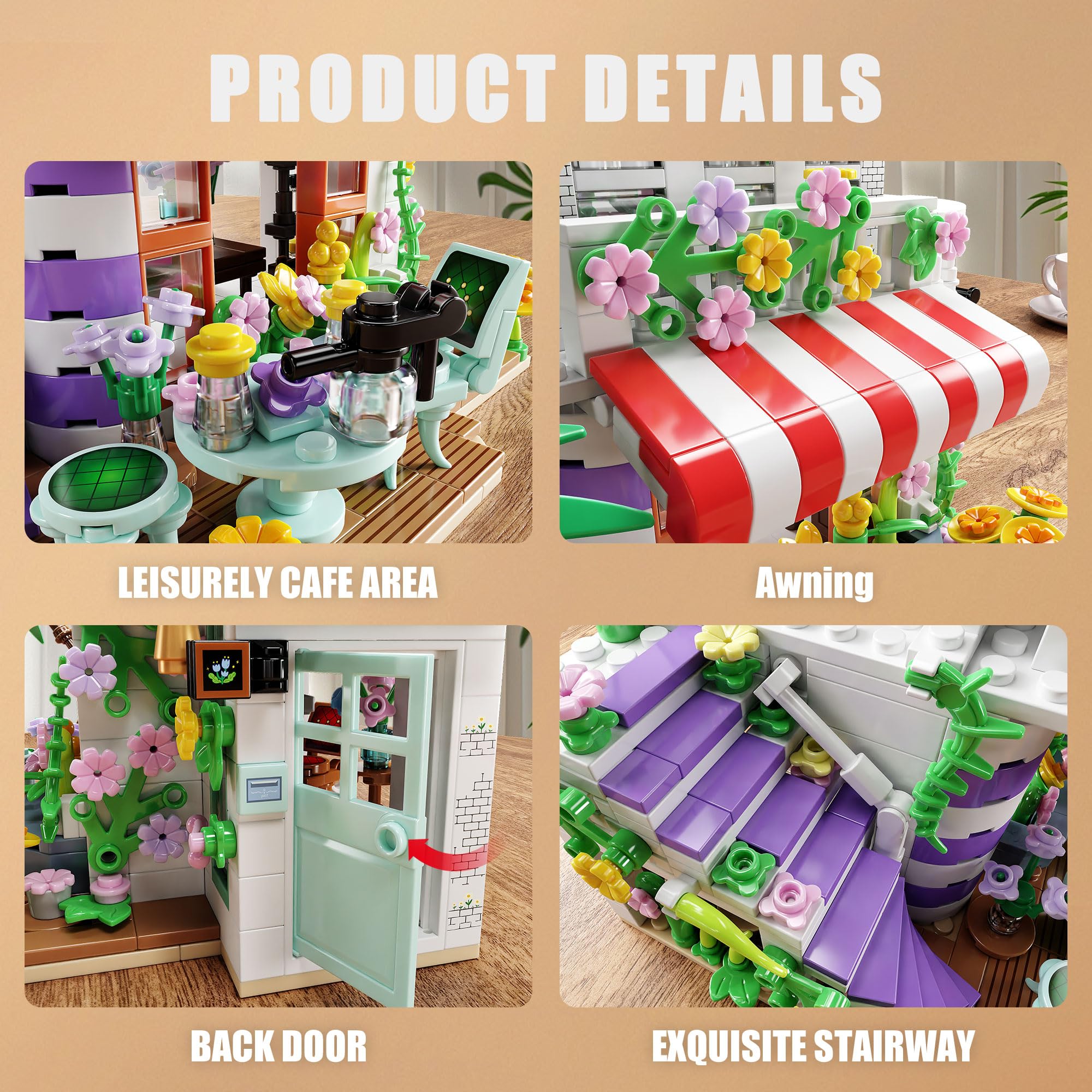 Amazon.com: TYCOLE TGL Flower House Building Set with LED Lights