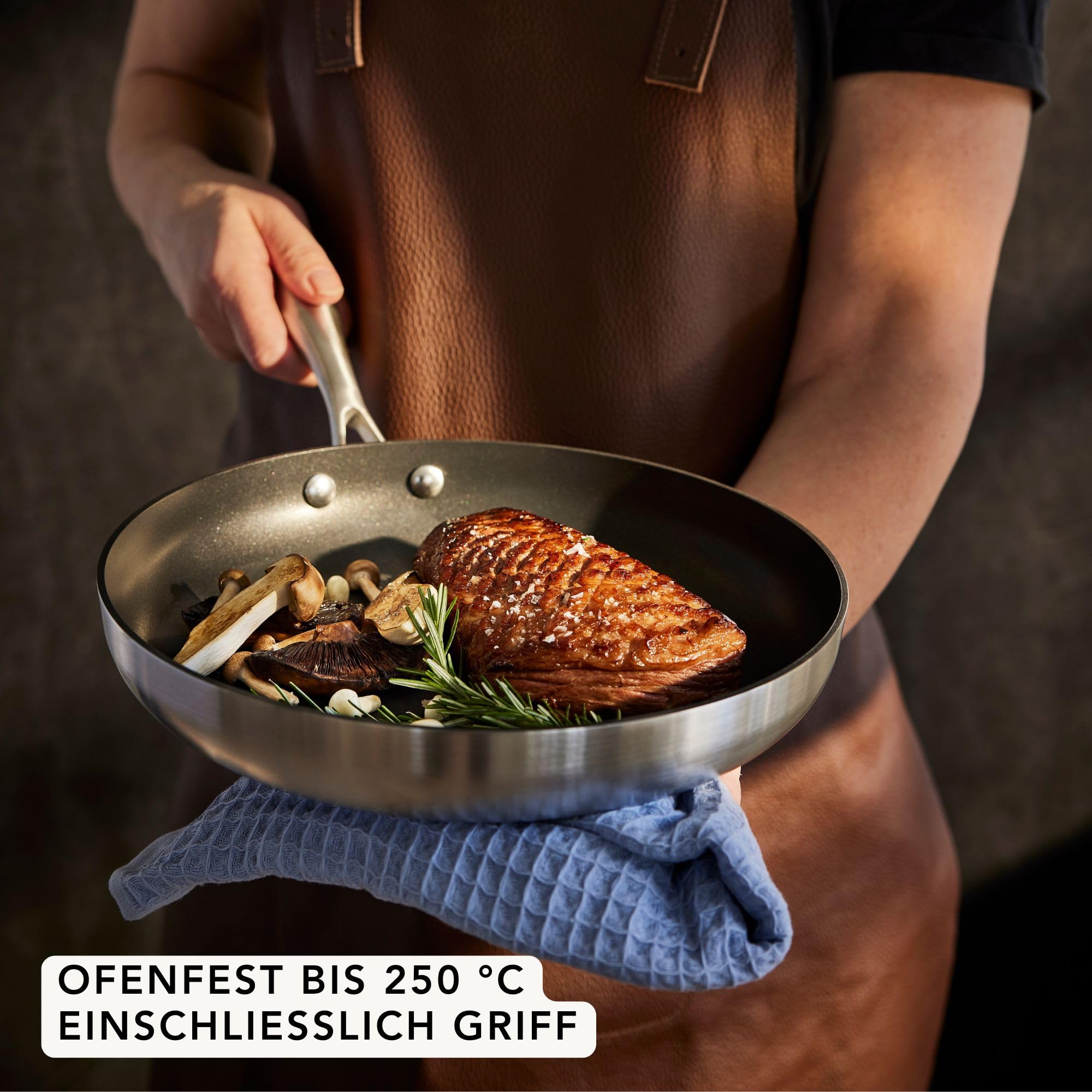 SCANPAN CTX Pfannen-Set 2-tlg., 20 + 28 cm, Induktion, 5-Schicht, Ofenfest
