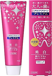 【大容量】 クリアクリーン プレミアム 美白 160g つややかで美しく白い歯へ 「1450ppmの高濃度フッ素配合」 [医薬部外品]