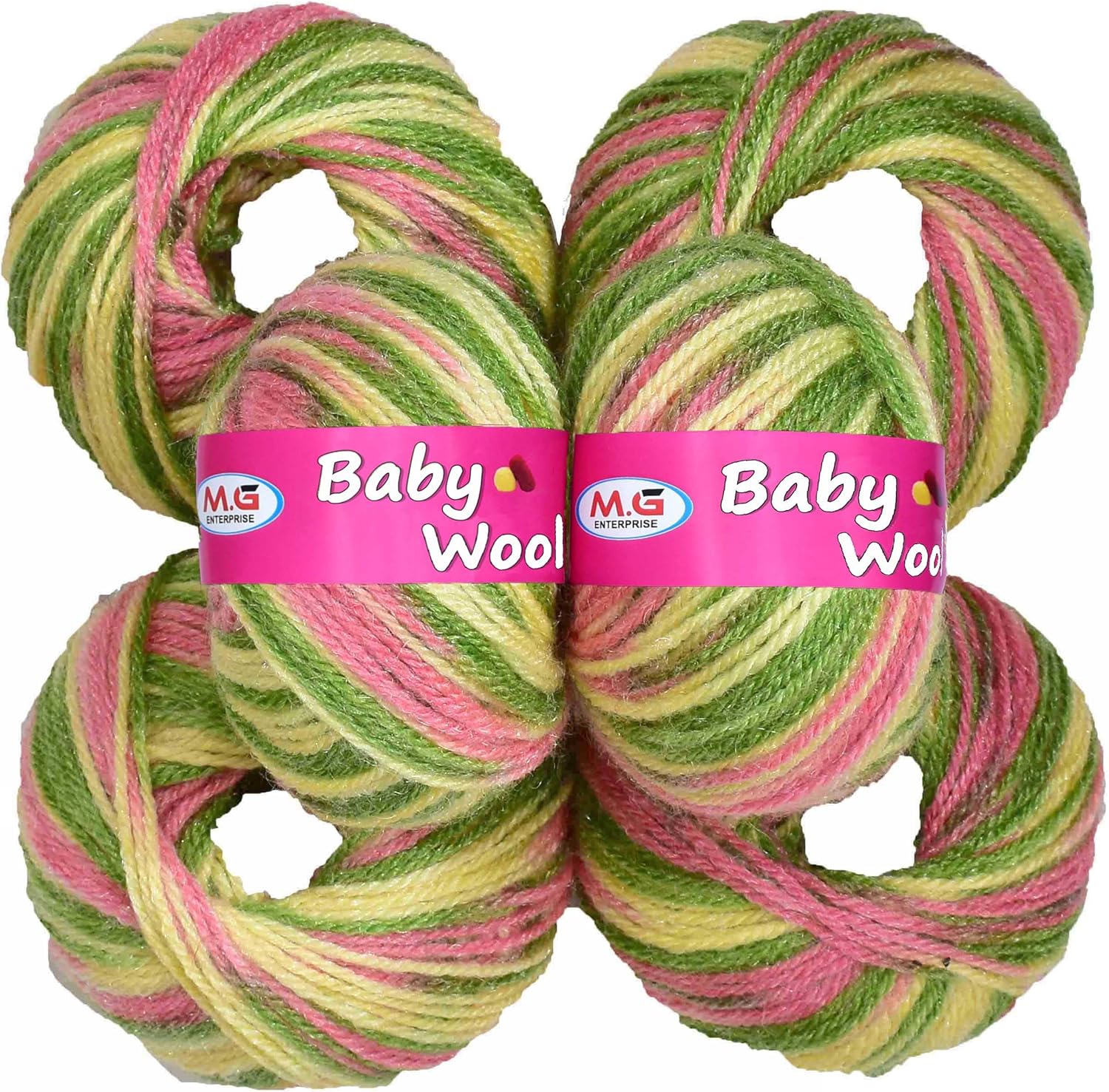 M. G ENTERRPISE 100 Acrylic Soft Yarn Wool, Buy Baby Wool Online, Wollen Thread for