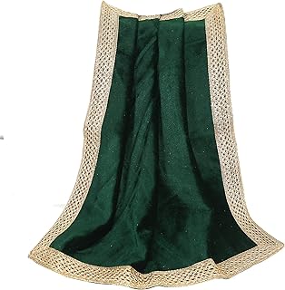 Indian Consigners Small Solid Color Velvet Cloth for Mu...