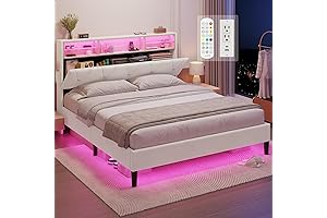 Blissful Teen Slumber: Queen Bed Frame with Storage Headboard for the Ultimate Dream
