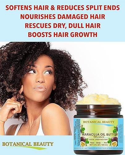 Miniatura 5 de MANTECA DE ACEITE DE MARACUJA ORGÁNICA 100% NaturalVIRGEN SIN REFINAR  BOTÁNICOS 100% PUROS. 8 Fl.oz.- 8.1 fl oz. Para el cuidado de la piel, el