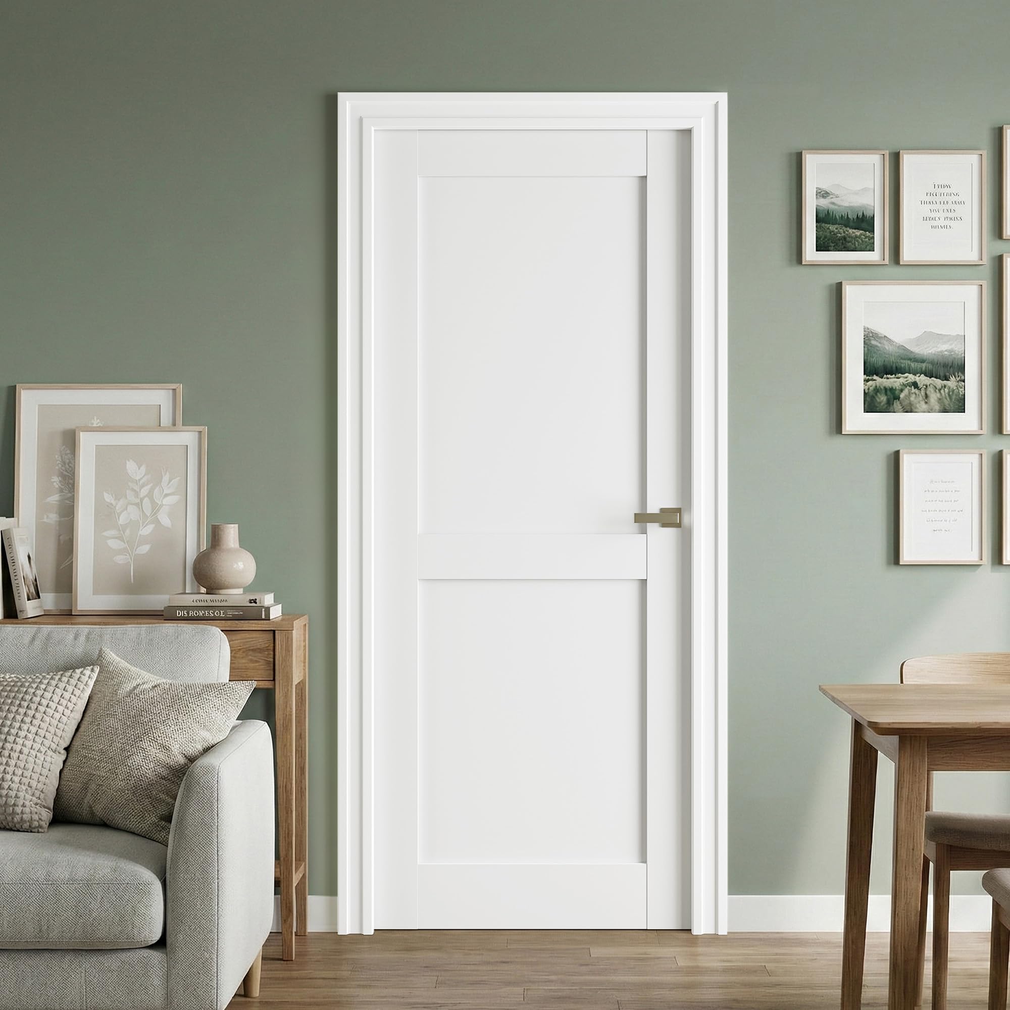Photo 1 of COSHOMER 30"x80" 2-Panel Interior Slab Door
