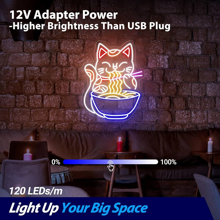 ネオンサイン ラーメン ネコ Amazon.co.jp: ANAOZI 招き猫 ネオンライト 招き猫 ラーメン