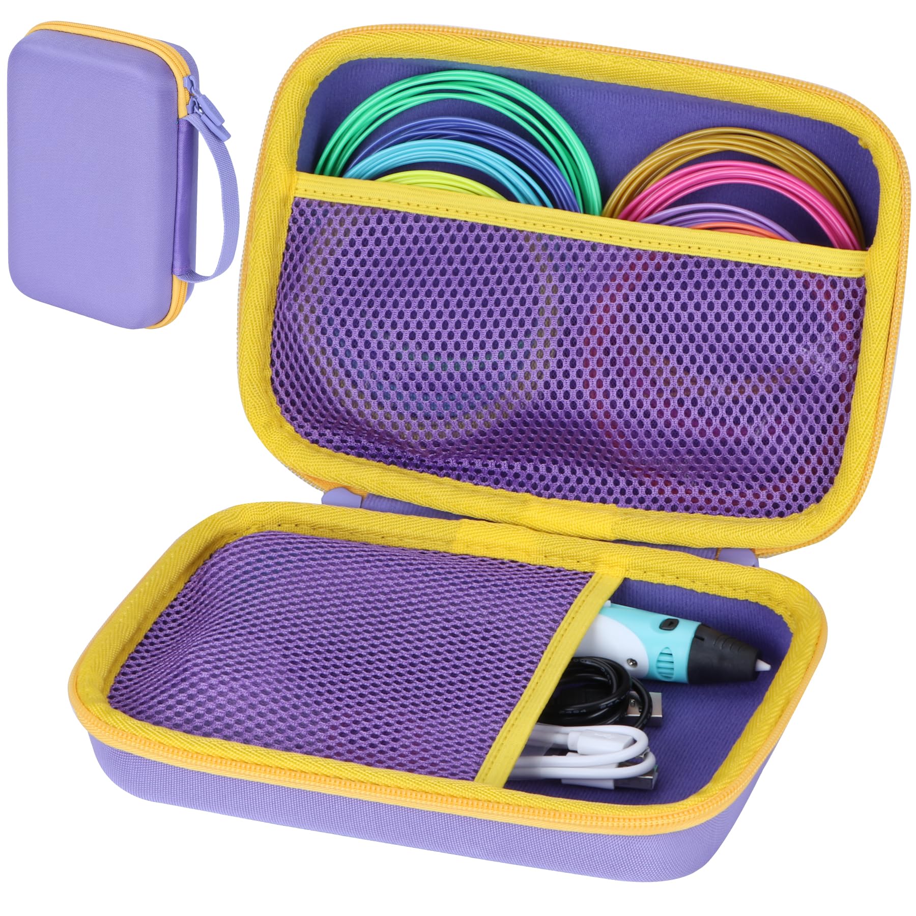 Peyyargo Hard Protective Case Compatible with SCRIB3D P1 3D Printing Pen / MYNT3D 3D Pen / 3Doodler Start 3D Printing Pen/FreeSculpt 3D Printing Pen