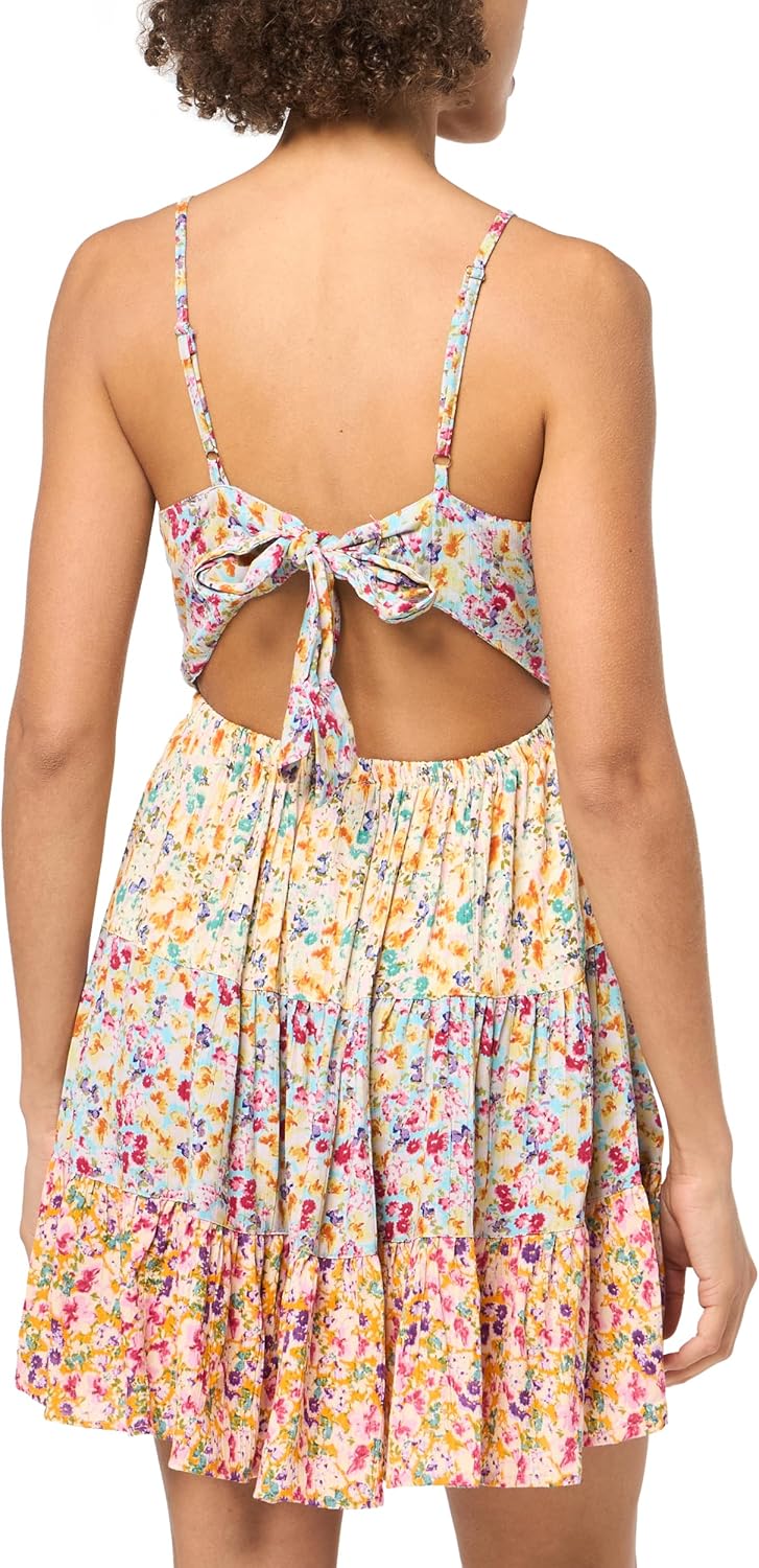 Angie Womens Angie Women's Spaghetti Strap V-Cut Tiered Dress - Image 3