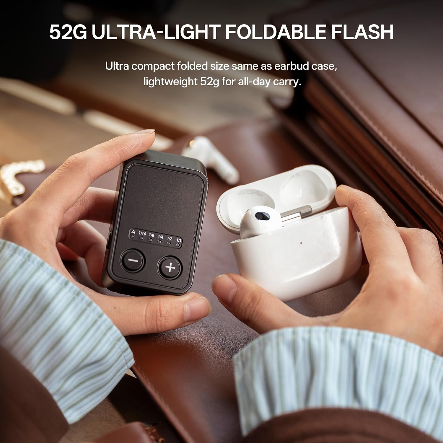 VILTROX Z2Mini TTL Camera Flash, Foldable Camera Speedlite (for Sony) Product highlights modified to: 52g Portable Pocket Flash, GN6 Hot Shoe Flash, Type-C Charging Compact Flash | 52g Portable Pocket Flash, GN6 Hot Shoe Flash, Type-C Charging Compact Flash