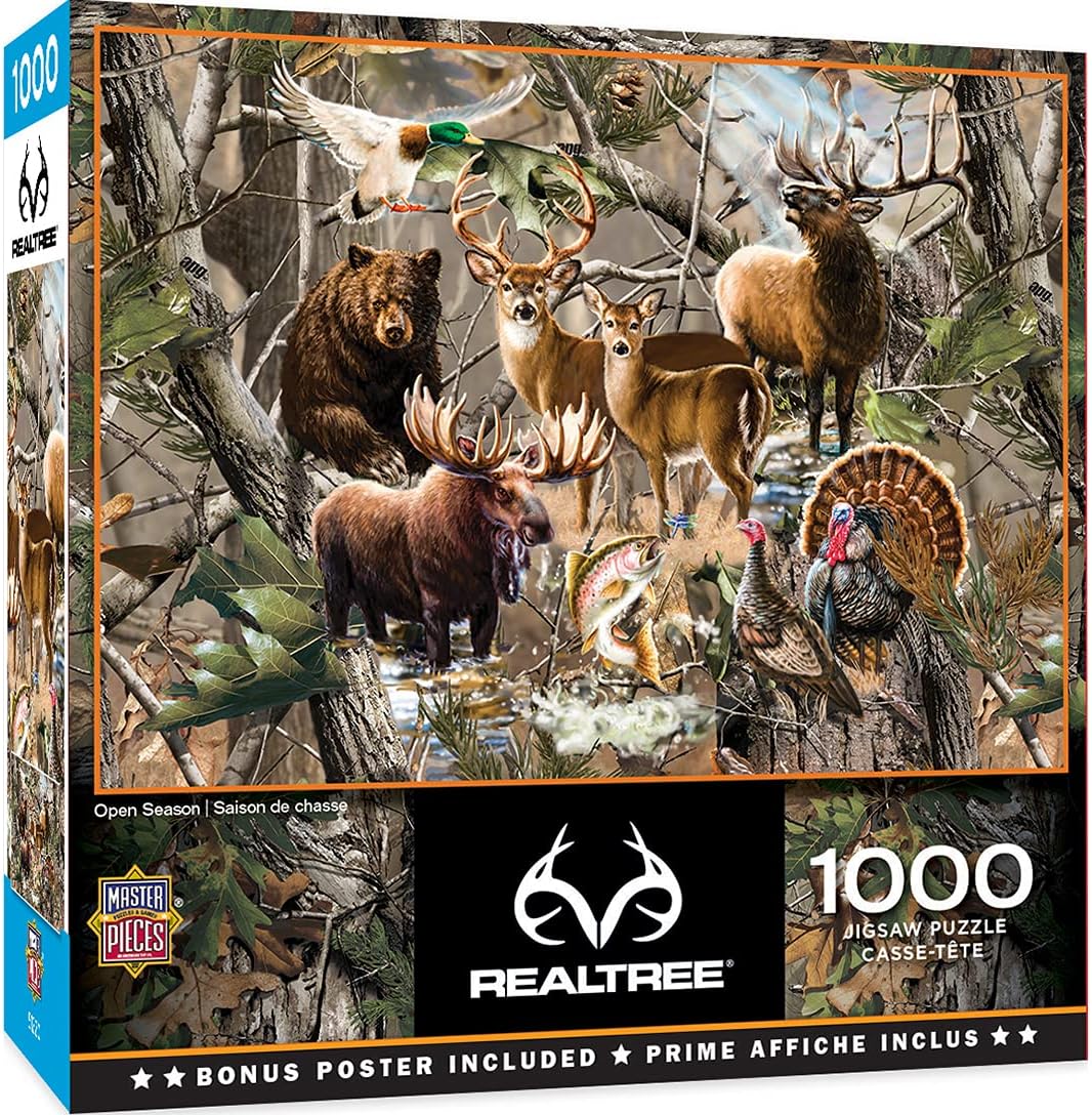 MasterPieces Realtree 1000 Puzzles Collection - Open Season 1000 Piece Jigsaw Puzzle