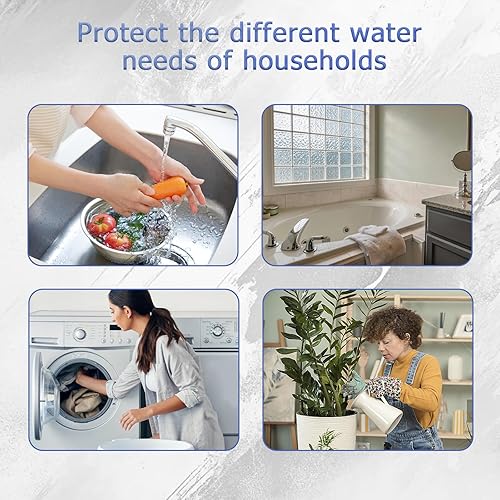 Miniatura 7 de Sistema de carcasa de filtro de agua para toda la casa con entrada y salida NPT de 1 pulgada, filtro de agua en línea para una vida saludable en el